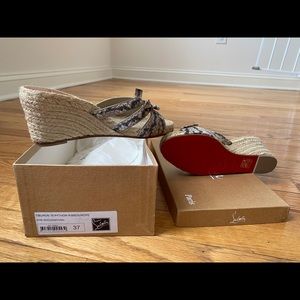 Christian Louboutin espadrilles brand new!